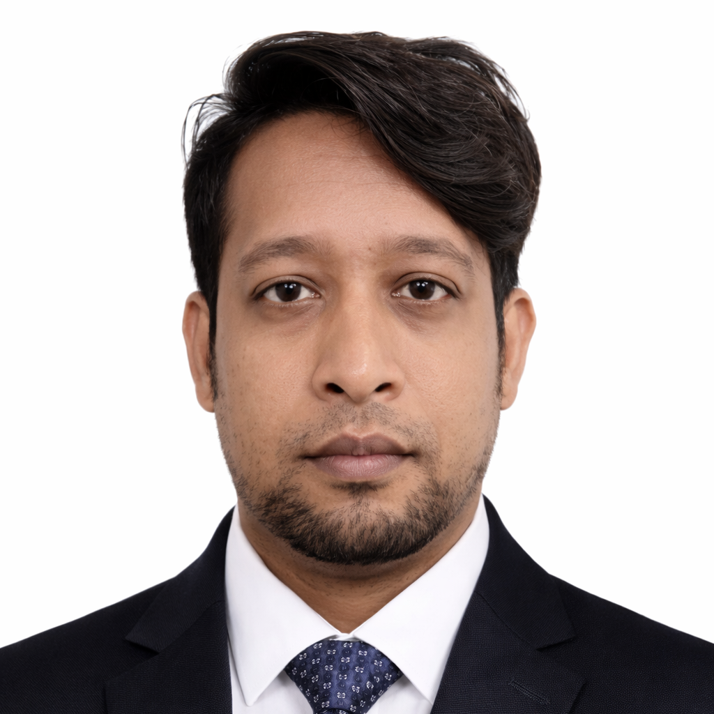 professional headshot of a south asian man